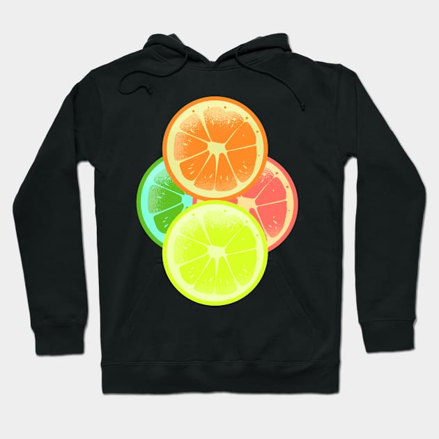 Colourful fruit Hoodie by Imutobi